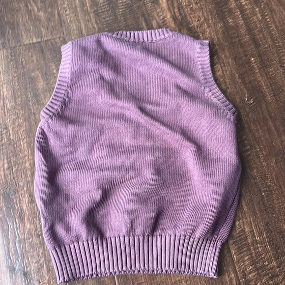 Brandy Melville purple v neck sweater vest small - Picture 4 of 4